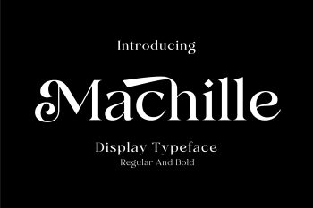 display font with elegance and unique looks