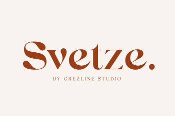 Svetze is an elegant display font family consist of 4 weights.